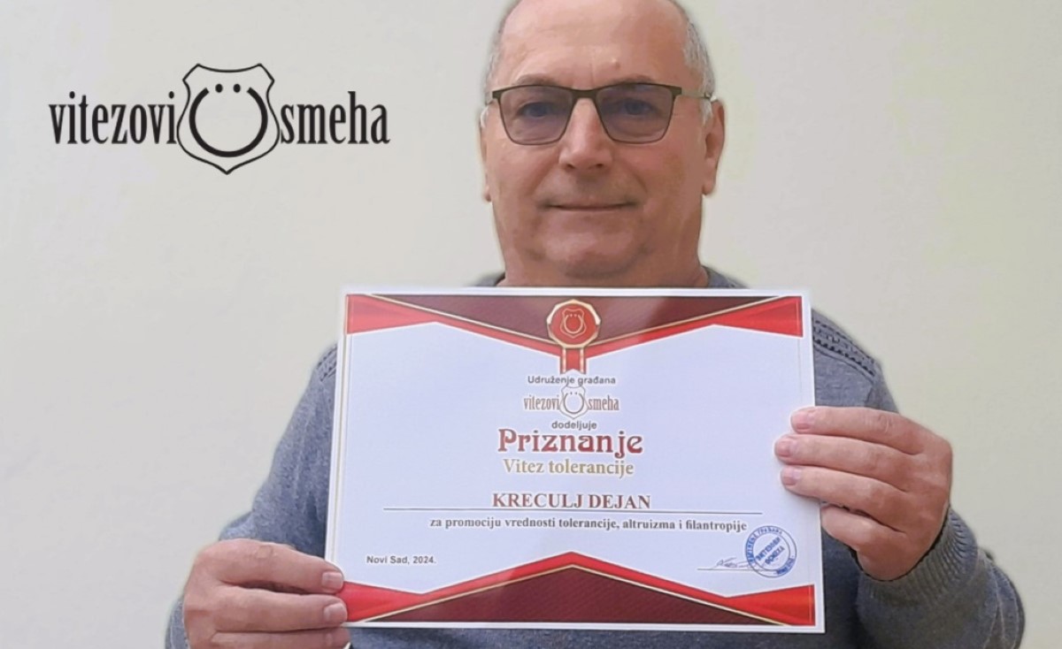 Просветни преглед: „Витез толеранције” Дејану Крецуљу