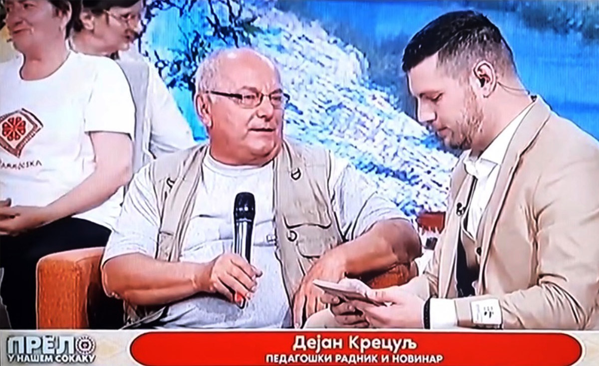 Промоција монографије на Хепи телевизији