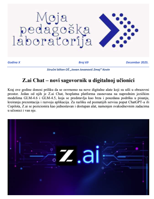 Inovativni pristupi nastavi informatike