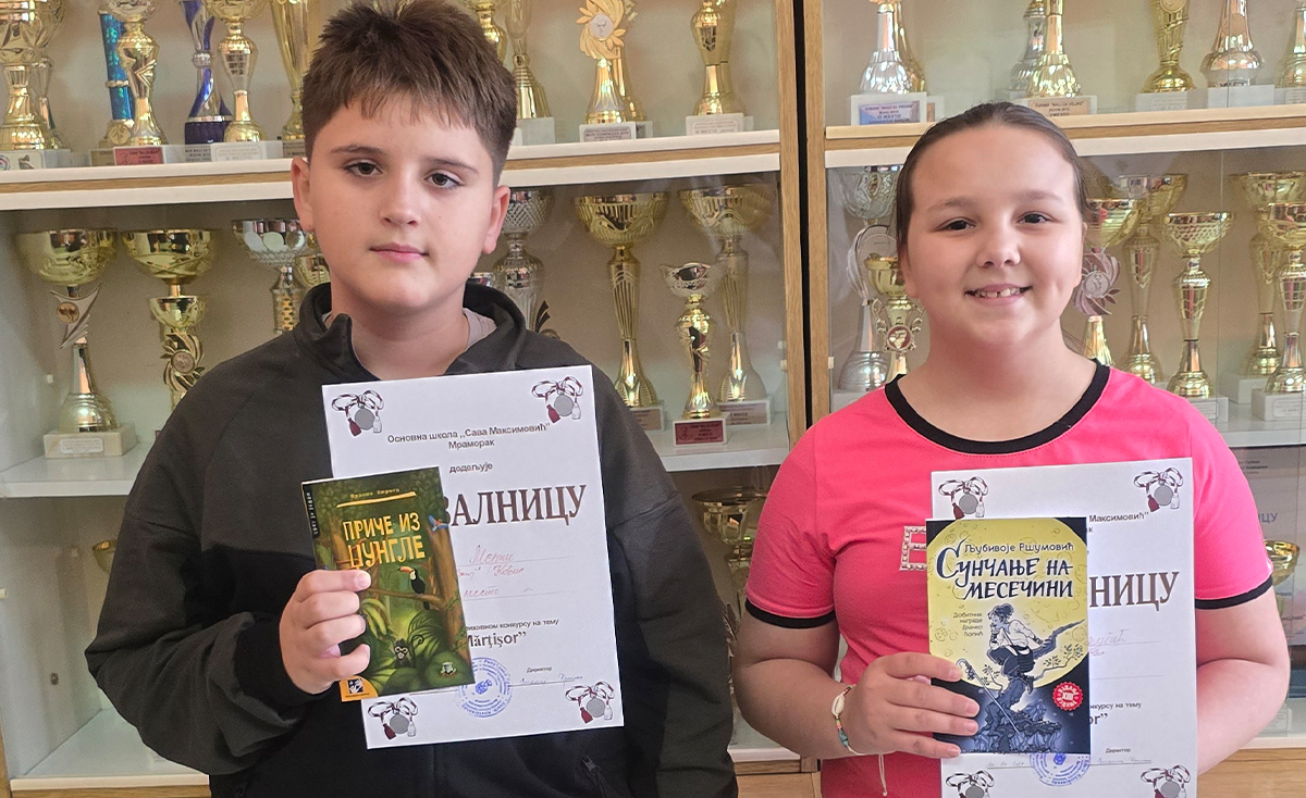 Змајевци сјајни на ликовном конкурсу „Mărțișor“