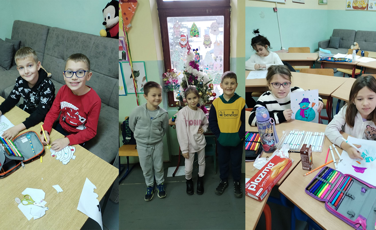 Радови и активности ученика у Продуженом боравку - У сусрет Новој години. 