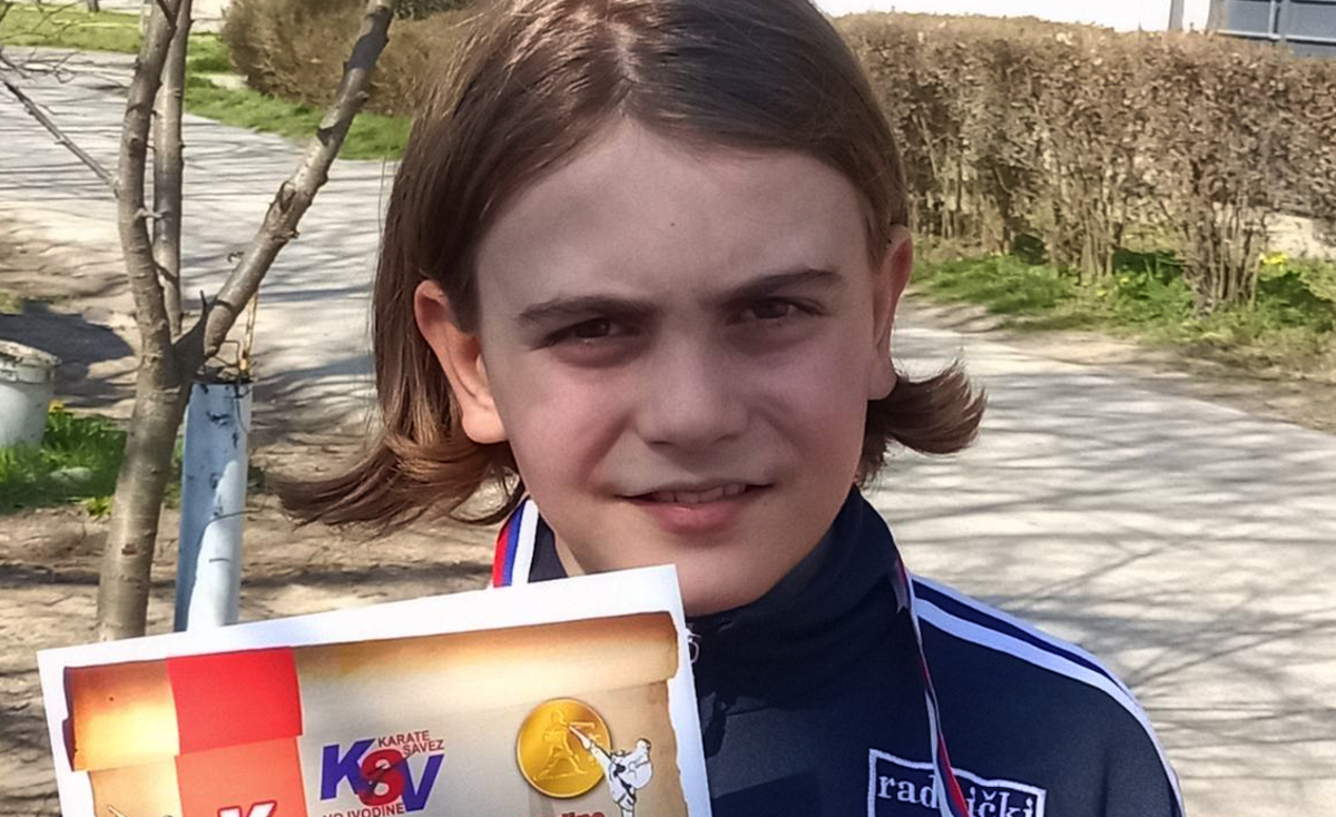 Успех нашег ученика на Школском првенству Војводине у каратеу