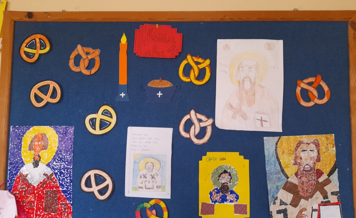 Припреме за Светосавску приредбу у Малом Баваништу