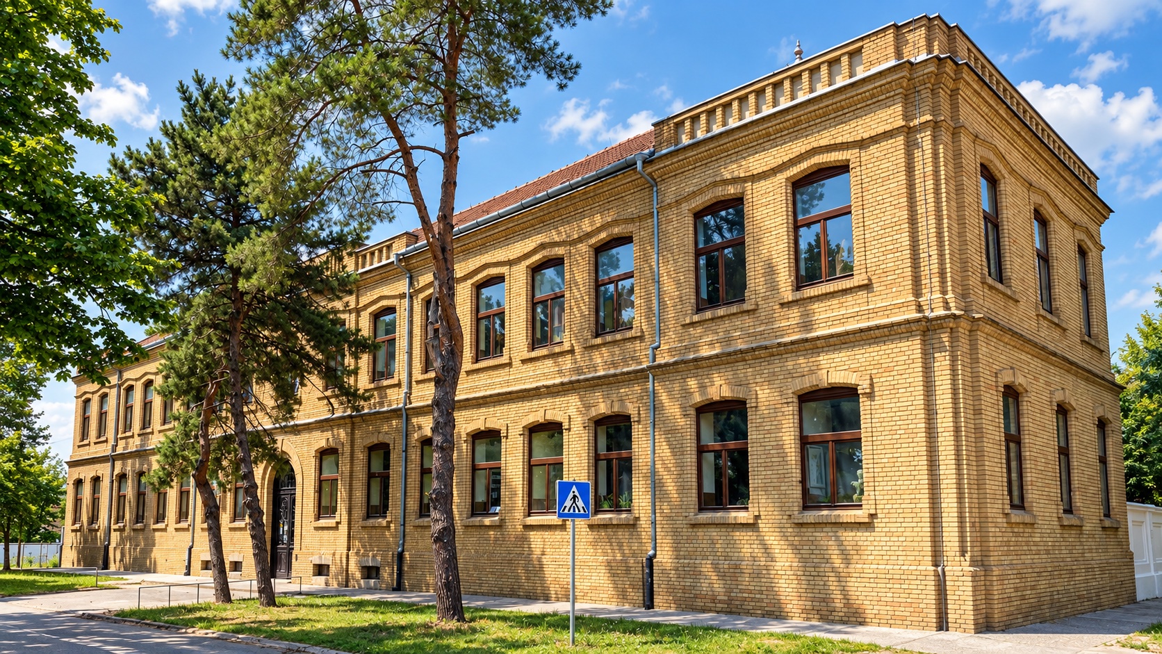 Змајева школа — обрађена фотографија зграде
